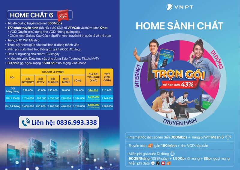 Lắp mạng VNPT tại Quận 4