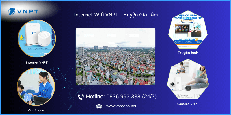 Lắp WiFi VNPT huyện Gia Lâm