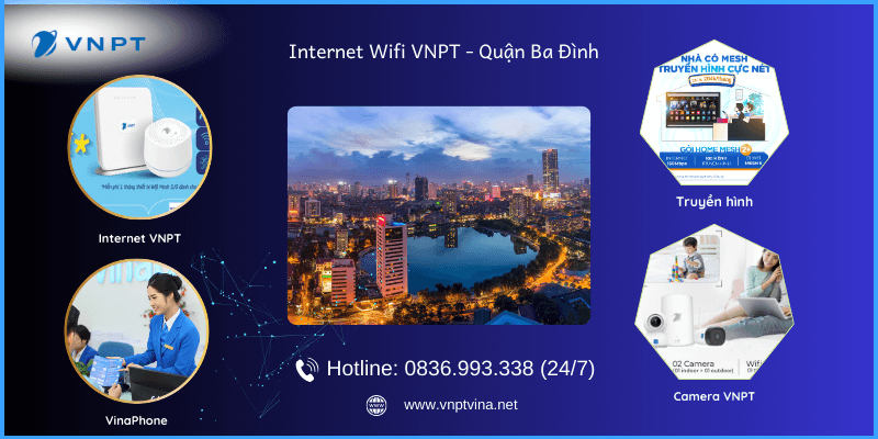 Lắp wifi VNPT Quận Ba Đình