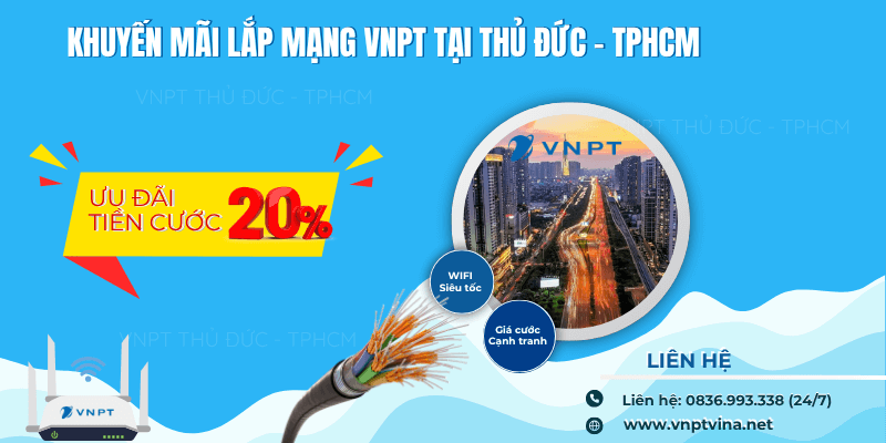 Bảng giá internet VNPT Thủ Đức
