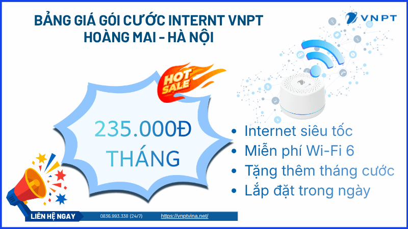 Lắp mạng VNPT Hoàng Mai Lắp mạng VNPT Hoàng Mai