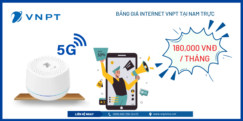 Bảng giá Internet VNPT tại Nam Trực Bảng giá Internet VNPT tại Nam Trực