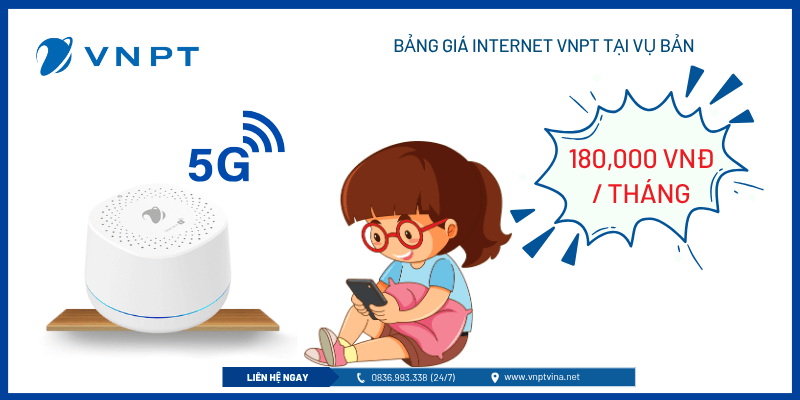 Bảng giá Internet VNPT tại Vụ Bản Bảng giá Internet VNPT tại Vụ Bản