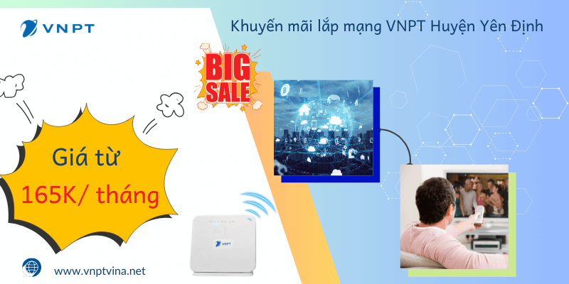 Bảng giá VNPT huyện Yên Định