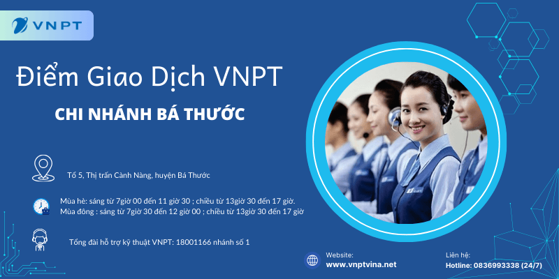 Điểm giao dịch VNPT Bá Thước