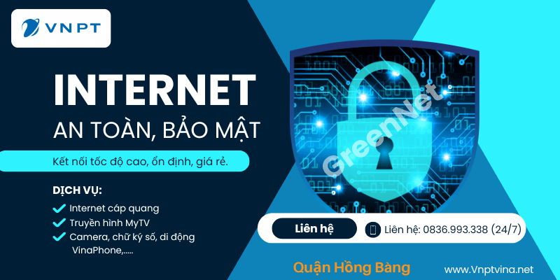 Lắp mạng Internet VNPT quận Hồng Bàng