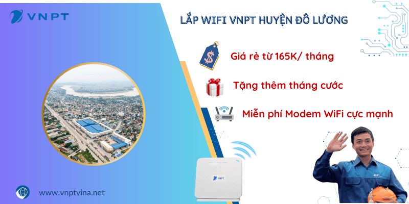 Lắp mạng VNPT Đô Lương