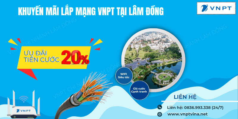 Lắp mạng VNPT Lâm Đồng giá rẻ