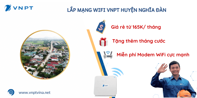 Lắp mạng VNPT Nghĩa Đàn