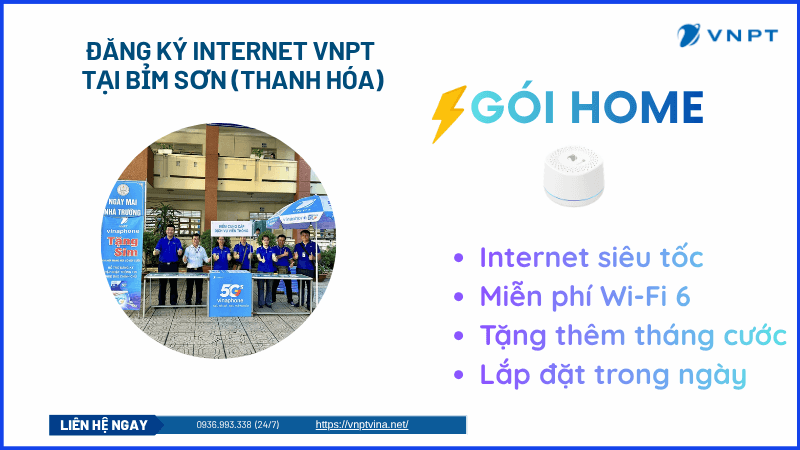 Lắp mạng VNPT tại Bỉm Sơn