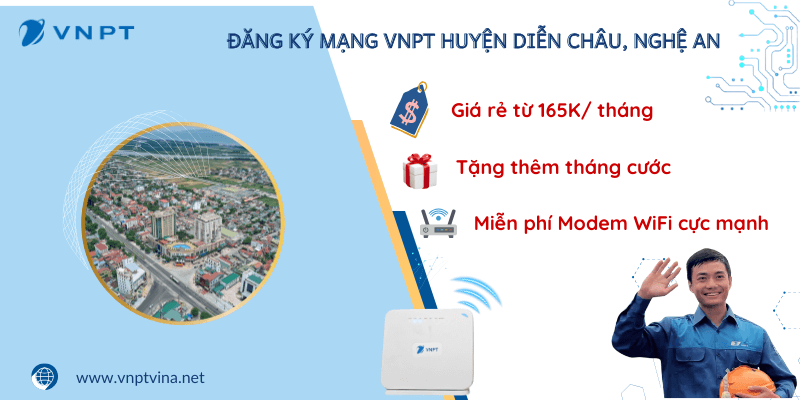 Lắp mạng VNPT tại Diễn Châu