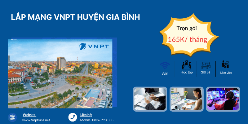 Lắp mạng VNPT tại Gia Bình