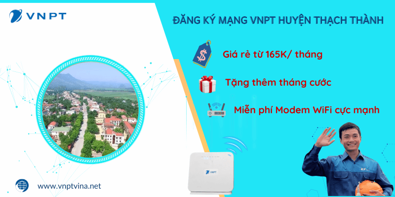 Lắp mạng WiFi VNPT huyện Thạch Thành