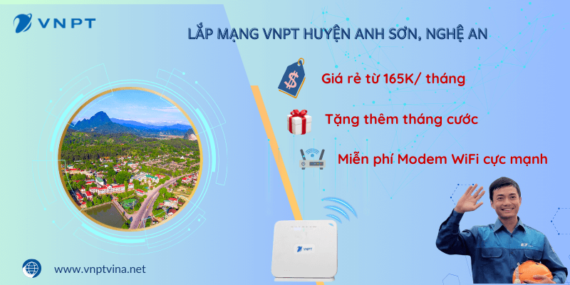 Lắp mạng WiFi VNPT Anh Sơn