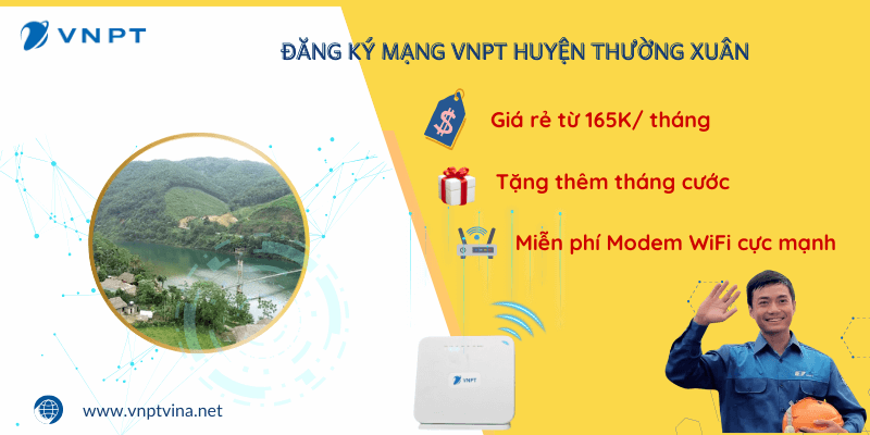 Lắp mạng WiFi VNPT huyện Thường Xuân