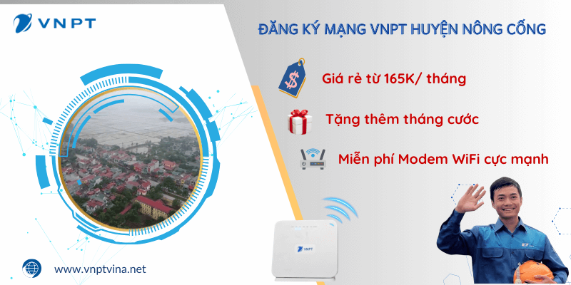 Lắp mạng WiFi VNPT Nông Cống