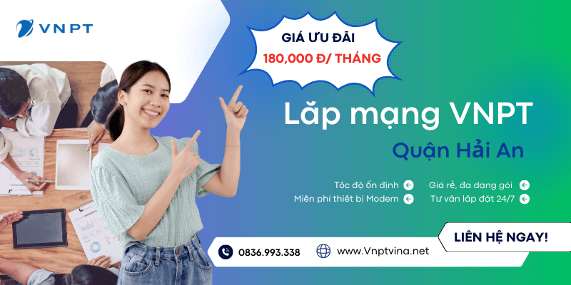 Lắp mạng WiFi VNPT quận Hải An