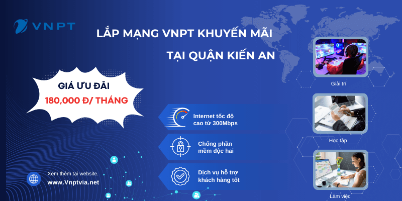 Lắp mạng WiFi VNPT quận Kiến An