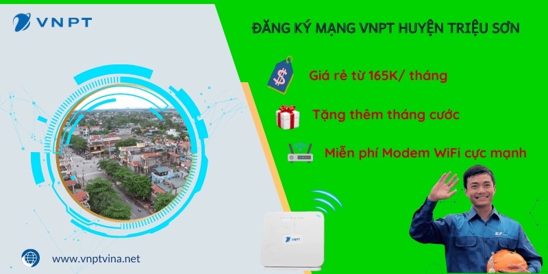 Lắp mạng WiFi VNPT Triệu Sơn