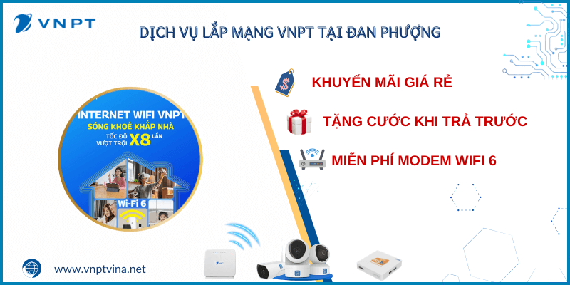 Lắp đặt VNPT tại Đan Phượng