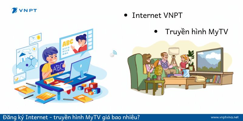 Lắp Internet và truyền hình VNPT giá bao nhiêu