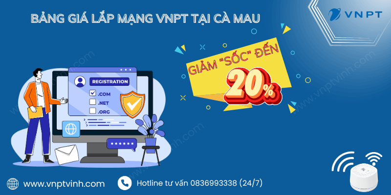 Lắp mạng VNPT Cà Mau giá rẻ