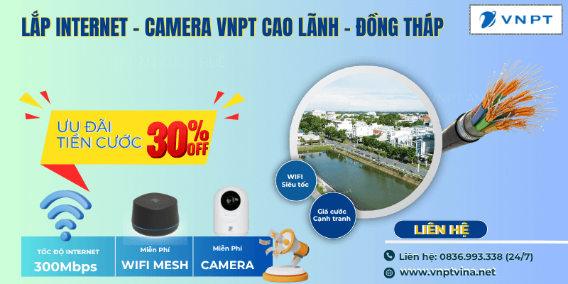 Lắp internet Camera VNPT tại Cao Lãnh