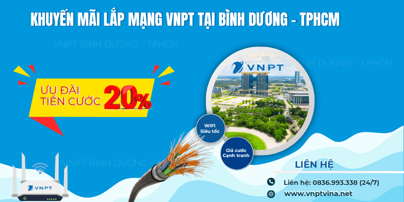 Lắp mạng VNPT Bình Dương giá rẻ