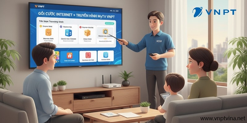 Đăng ký gói Internet và truyền hình MyTV tại Cái Bè
