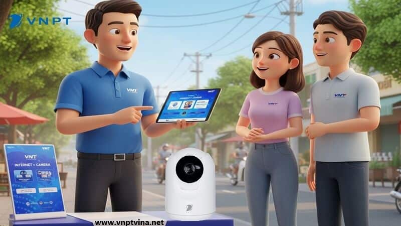 Lắp Internet và Camera VNPT tại Cái Bè