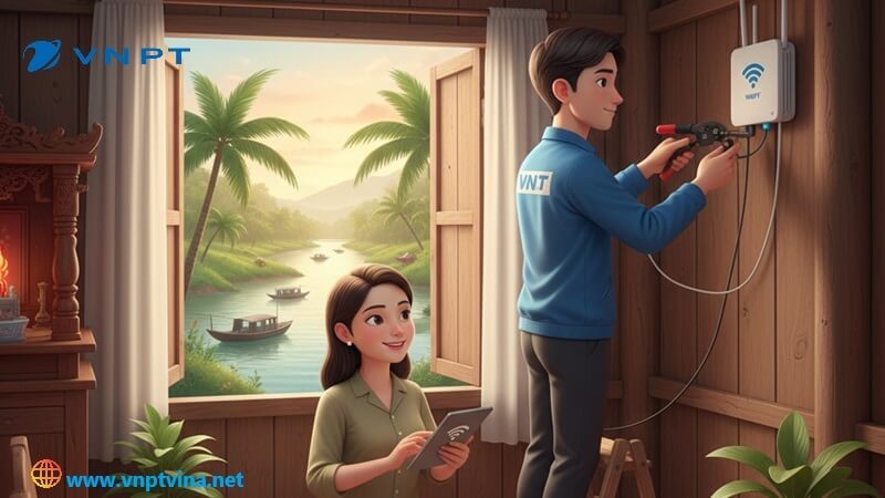 Lắp mạng VNPT tại Cái Bè