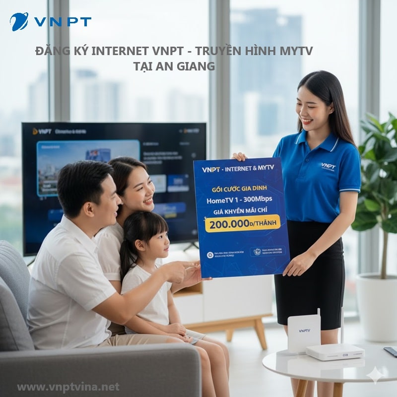 Bảng giá Internet và truyền hình MyTV tại An Giang