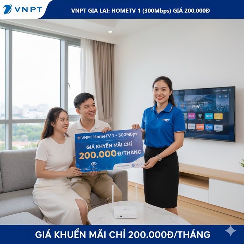 Gói Internet VNPT và truyền hình MyTV tại Gia Lai