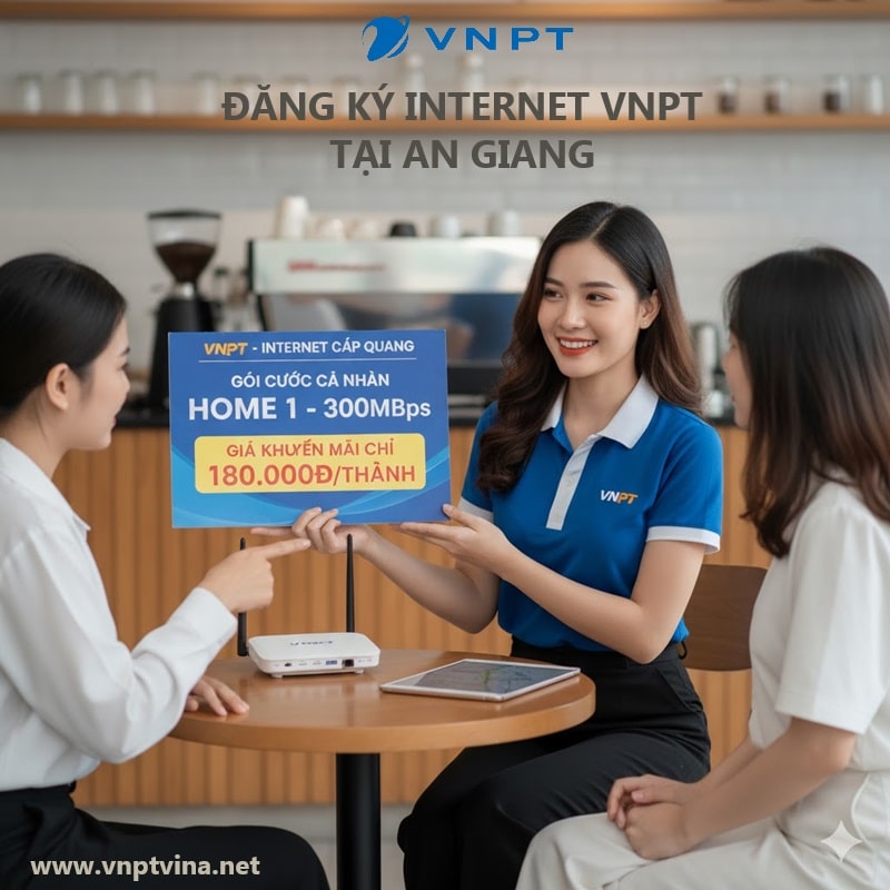 Gói cước Internet VNPT tại An Giang