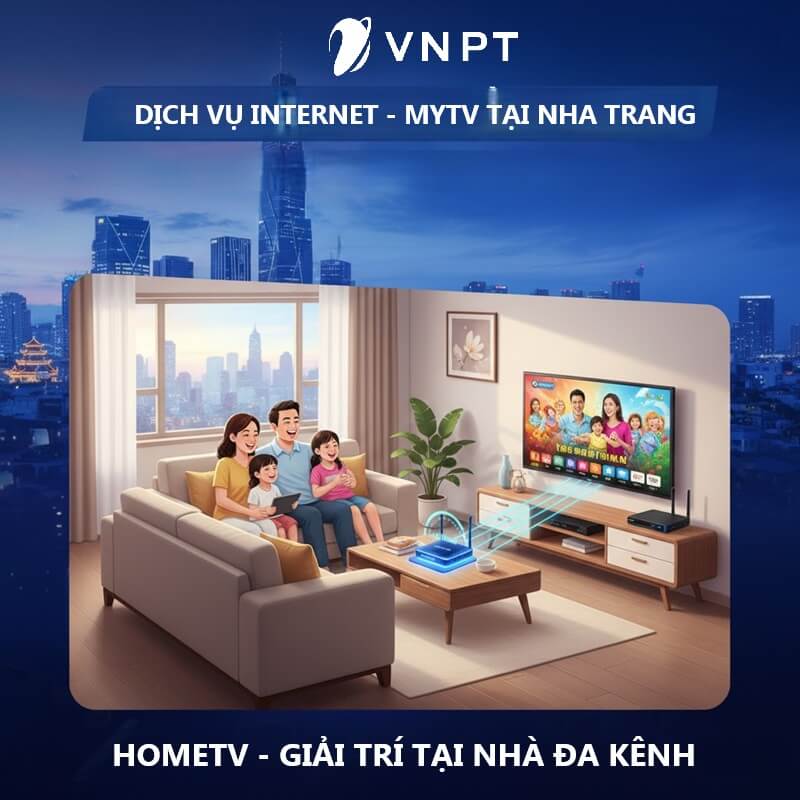 Lắp Internet và truyền hình MyTV tại Nha Trang