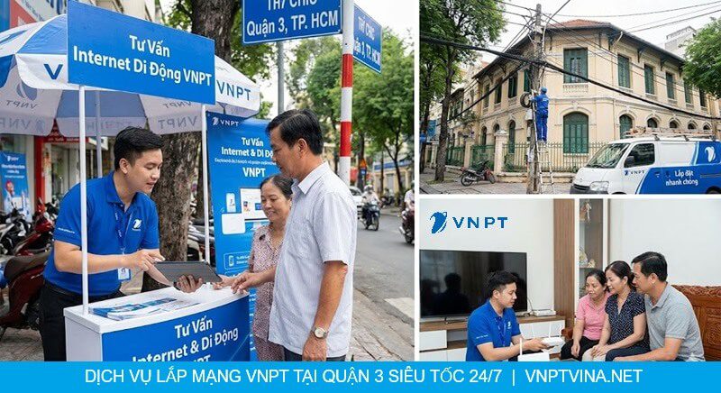 Lắp mạng VNPT tại Quận 3
