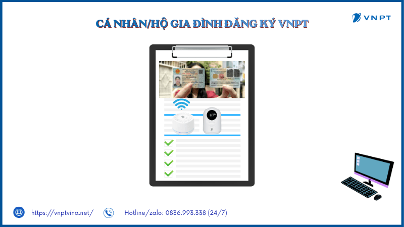 Cá nhân lắp mạng VNPT