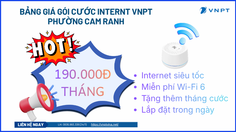 Lắp mạng VNPT tại Cam Ranh