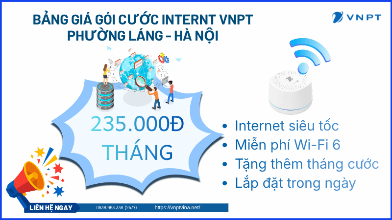 Lắp mạng VNPT tại Phường Láng Lắp mạng VNPT tại Phường Láng