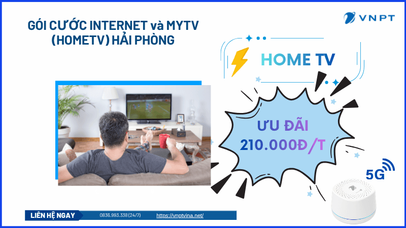Bảng giá Internet và MyTV Hải Phòng