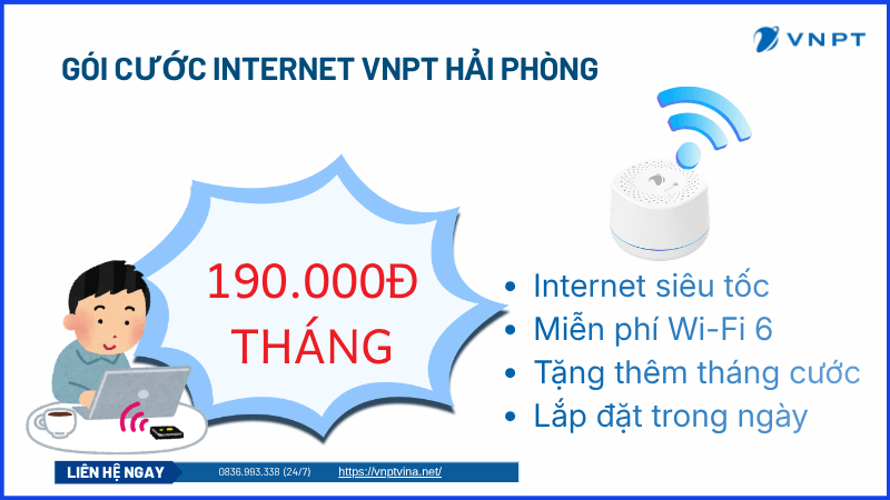 Gói cước Internet VNPT Hải Phòng
