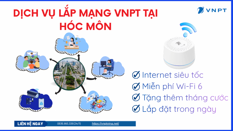 Lắp đặt mạng VNPT Hóc Môn Lắp đặt mạng VNPT Hóc Môn
