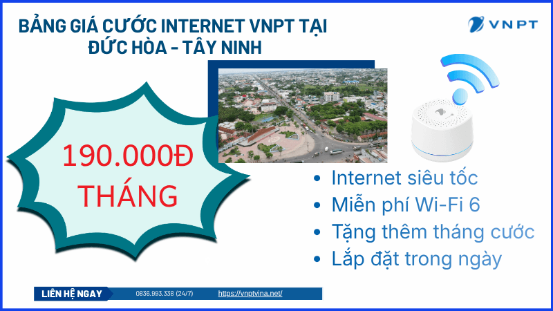 Lắp mạng VNPT Đức Hòa