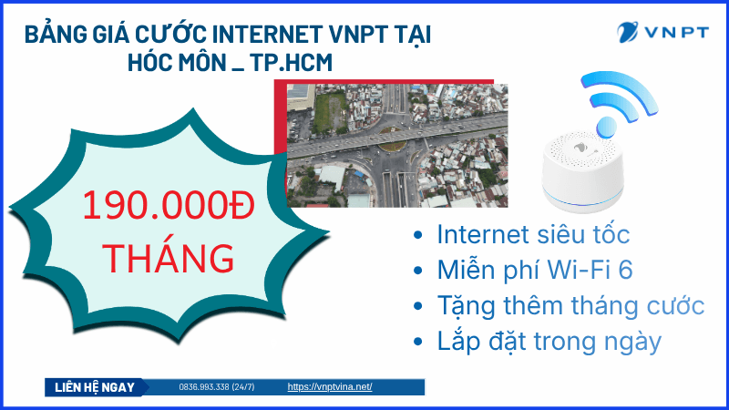 Lắp mạng VNPT tại Hóc Môn Lắp mạng VNPT tại Hóc Môn
