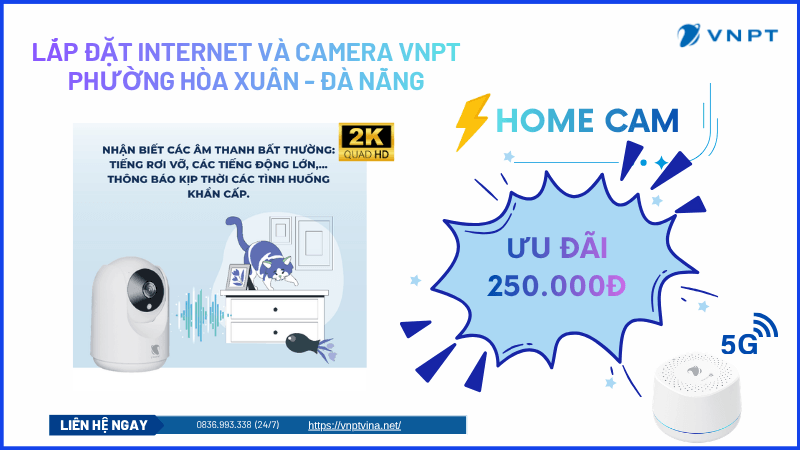 Lắp đặt mạng VNPT phường Hòa Xuân