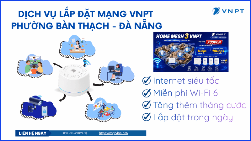 Lắp mạng VNPT phường Bàn Thạch