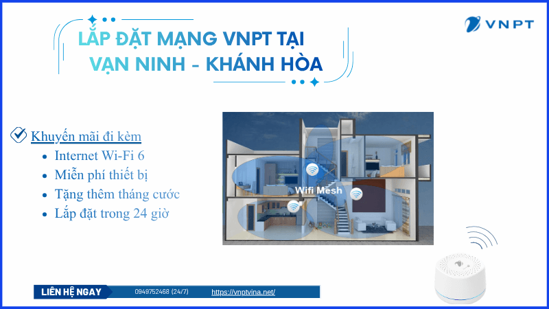 Lắp đặt mạng VNPT Vạn Ninh Lắp đặt mạng VNPT Vạn Ninh
